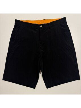 Macade Mens Four-Way Stretch Golf Shorts 10" Inseam Size M Black